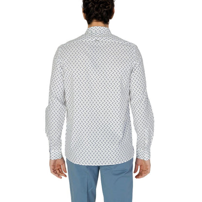 Wit viscose overhemd van Antony Morato