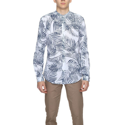 Antony Morato blauw katoenen overhemd