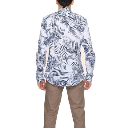 Antony Morato blauw katoenen overhemd