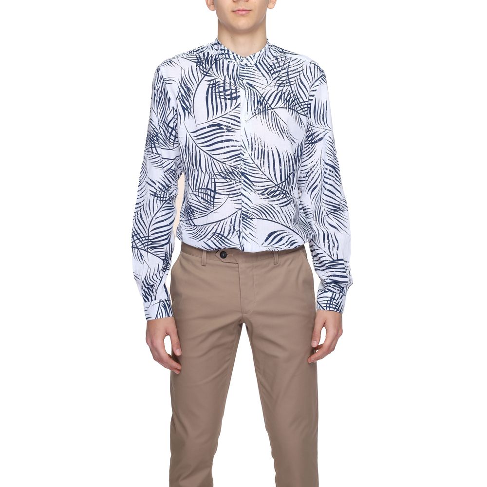 Antony Morato blauw katoenen overhemd