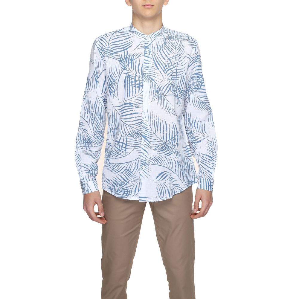 Antony Morato blauw katoenen overhemd