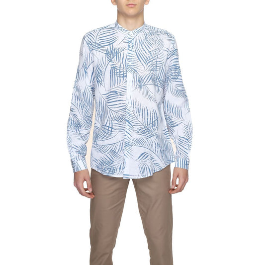 Antony Morato blauw katoenen overhemd