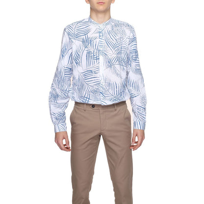 Antony Morato blauw katoenen overhemd