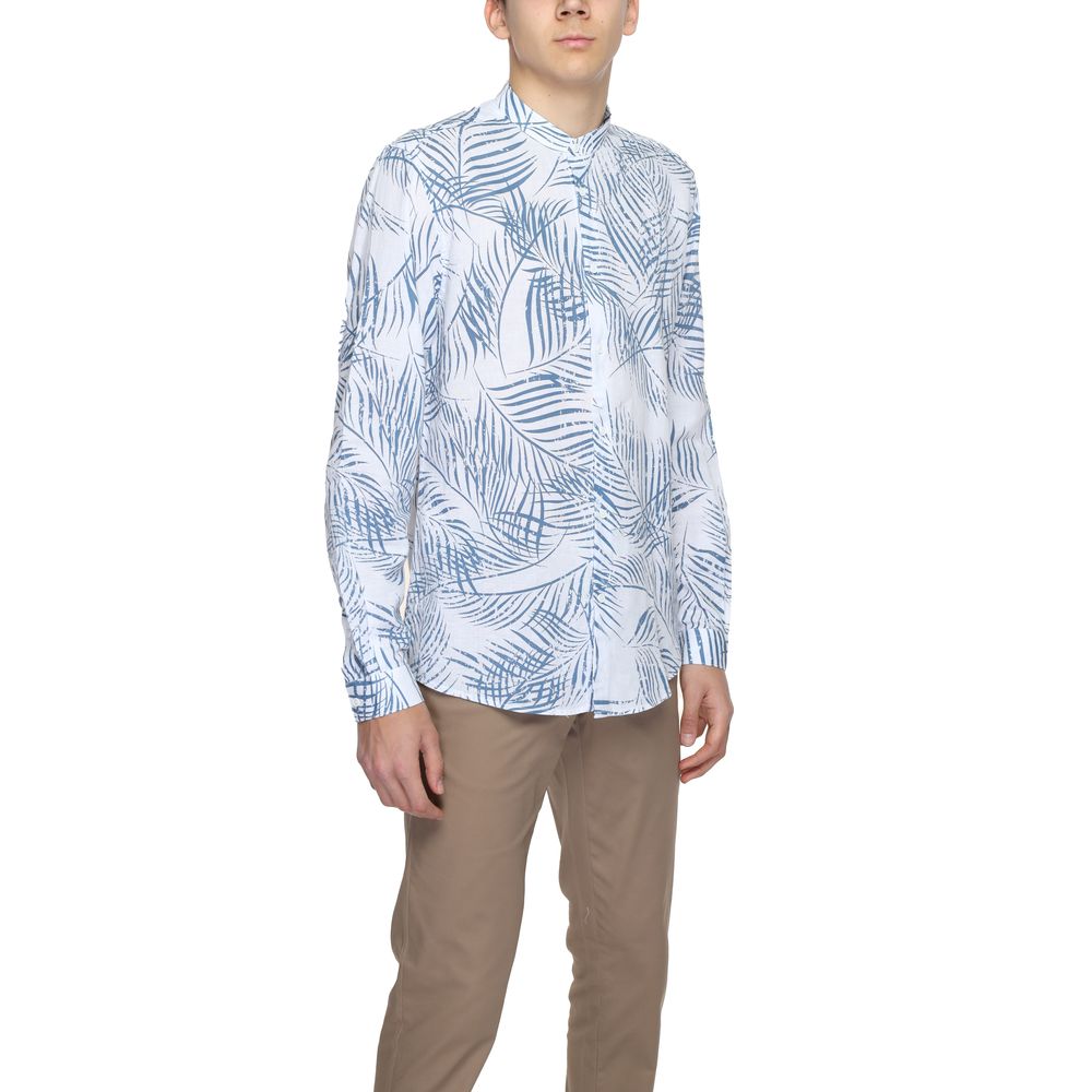Antony Morato blauw katoenen overhemd