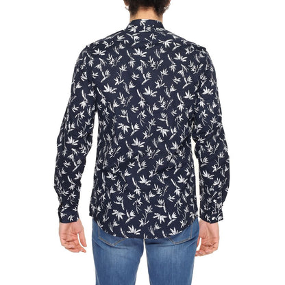 Antony Morato blauw katoenen overhemd