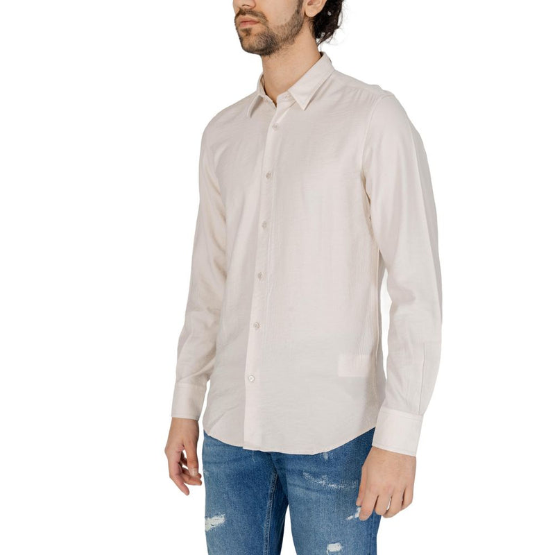 Chemise en viscose beige Antony Morato