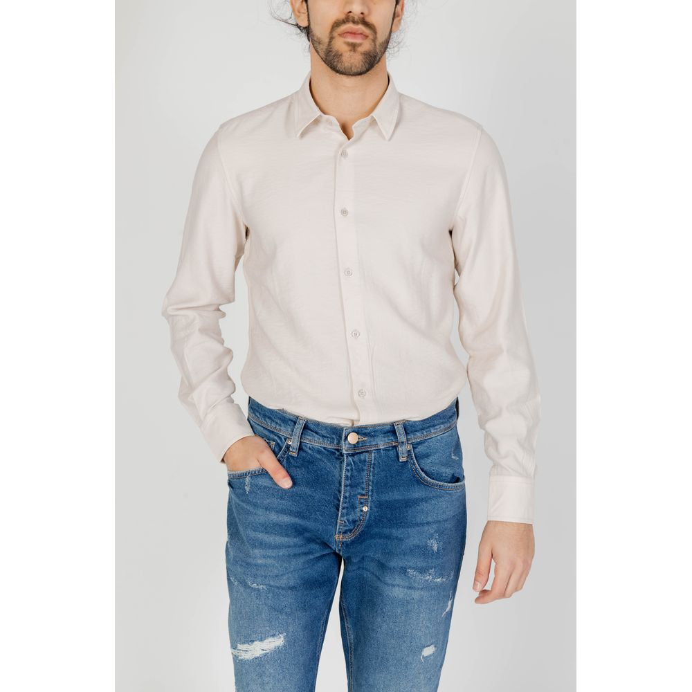 Chemise en viscose beige Antony Morato