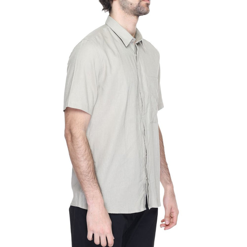 Short à manches courtes en lin beige Antony Morato