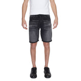 Short Bermuda en coton noir Antony Morato