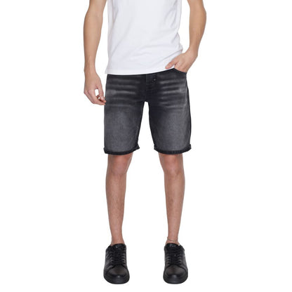 Antony Morato Bermuda van zwart katoen