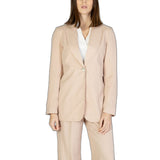 Vero Moda Pink Viscose Blazer - Contemporary Elegance