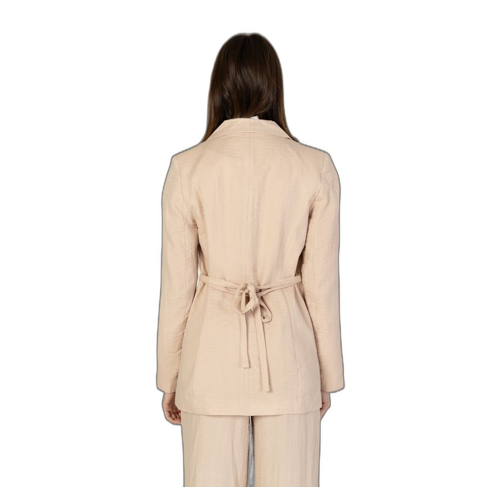 Vero Moda Pink Viscose Blazer - Contemporary Elegance