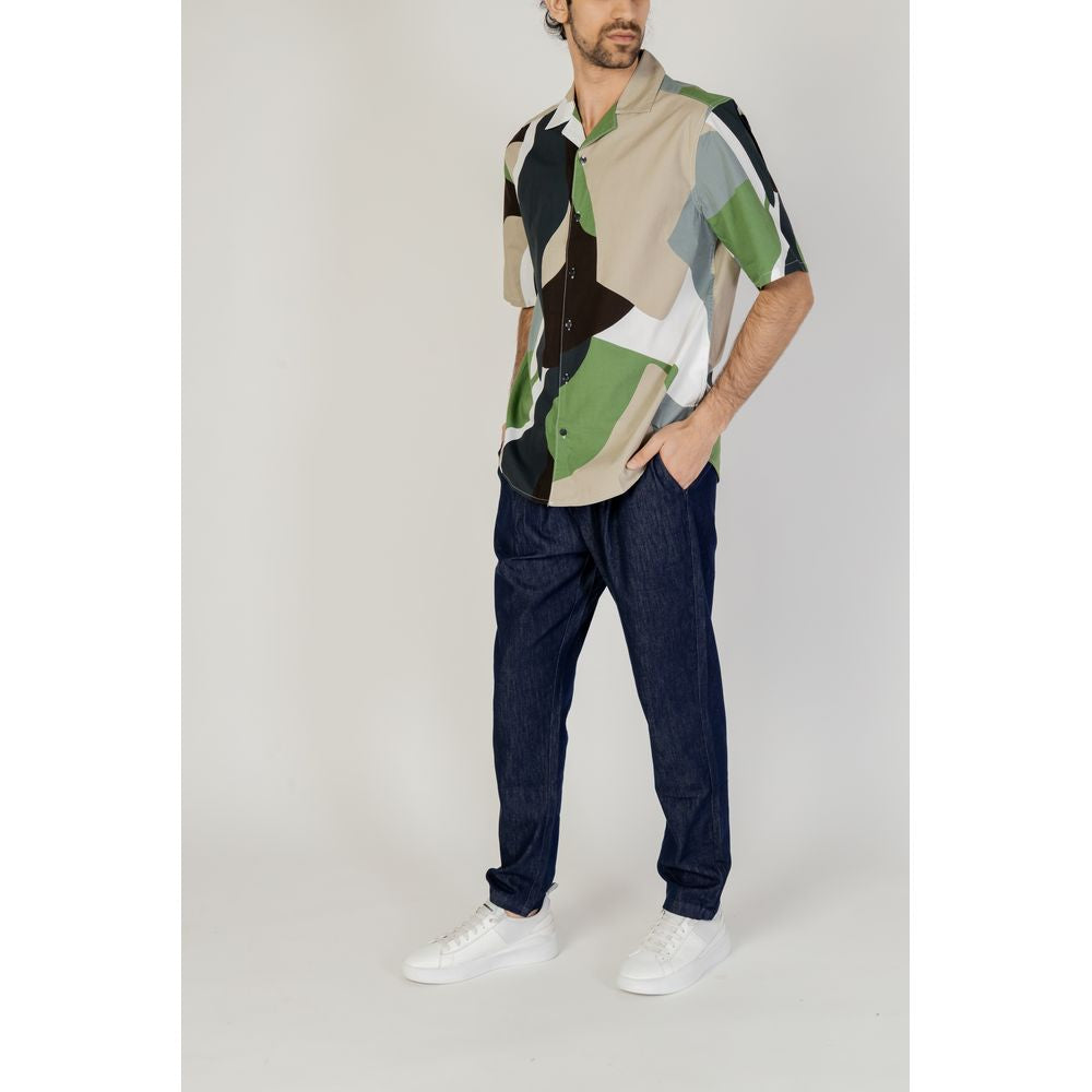 Short à manches courtes en coton vert Only &amp; Sons