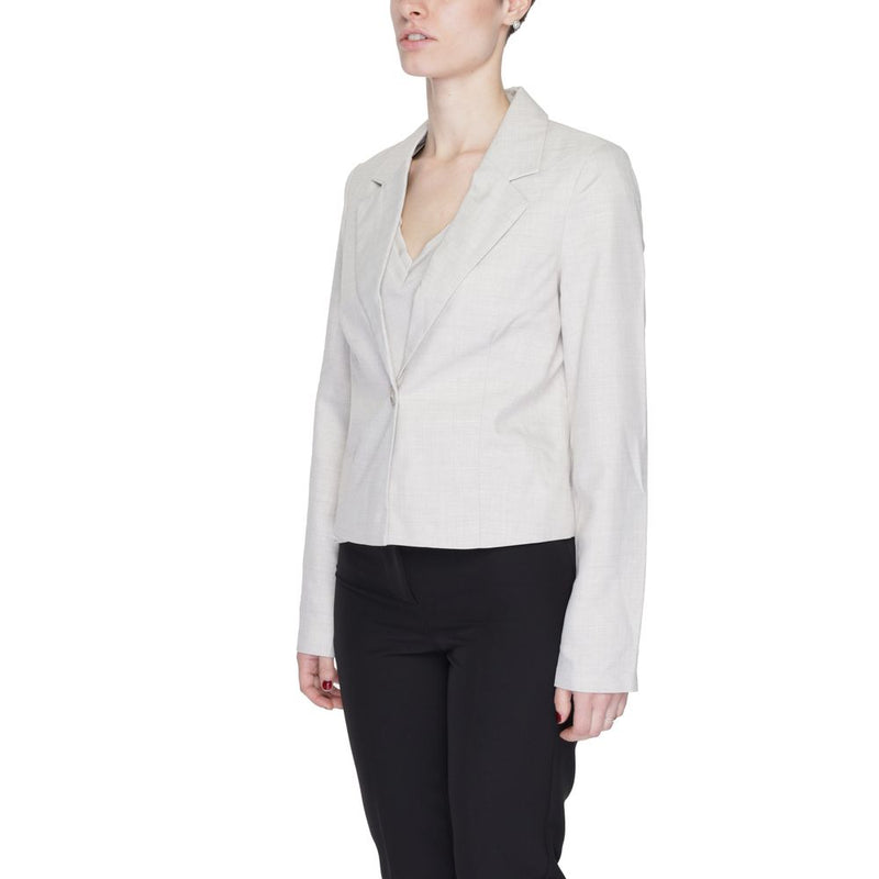 Vero Moda Vmnancy Slim Fit Gray Blazer for Women