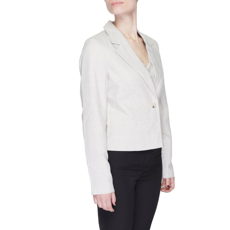 Vero Moda Vmnancy Slim Fit Gray Blazer for Women
