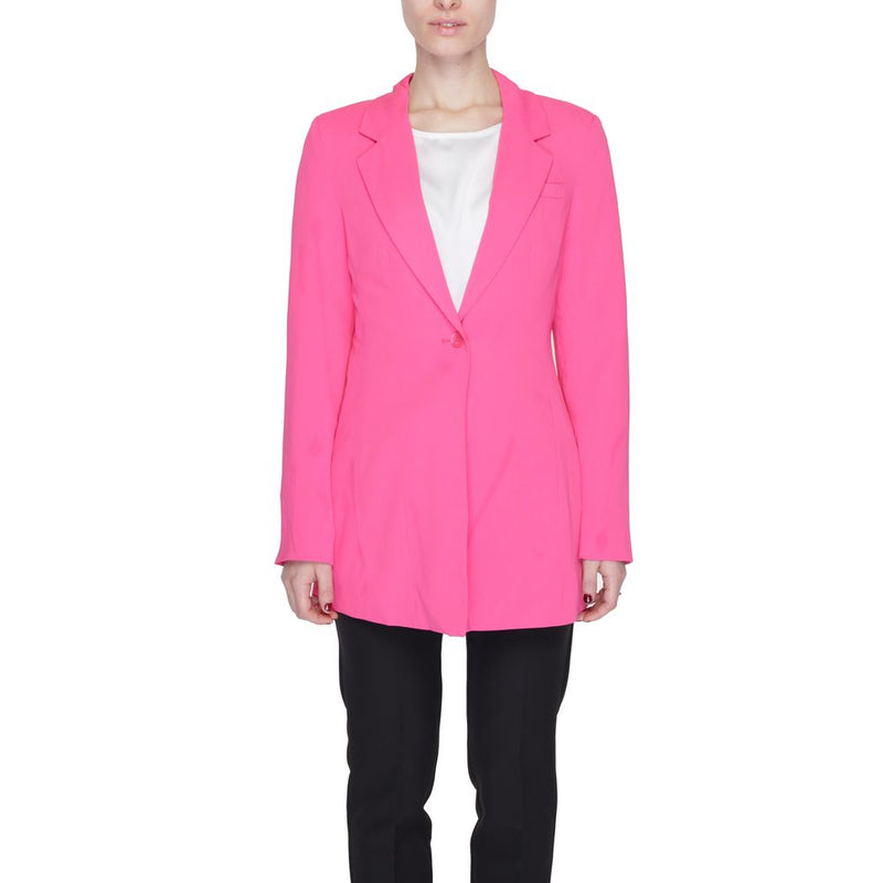 Vero Moda Vmcharity Pink Polyester Blazer for Women