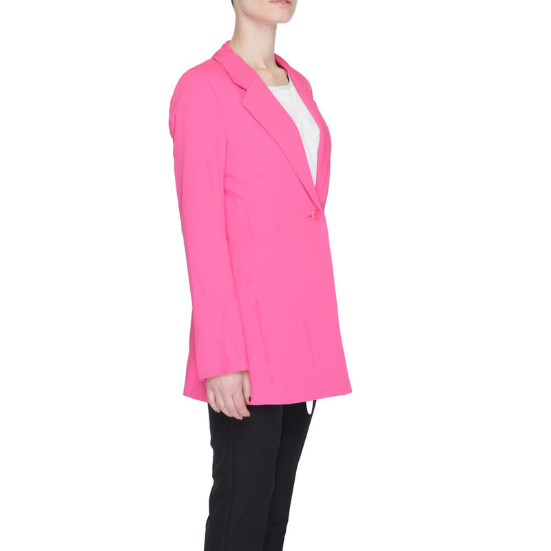 Vero Moda Vmcharity Pink Polyester Blazer for Women