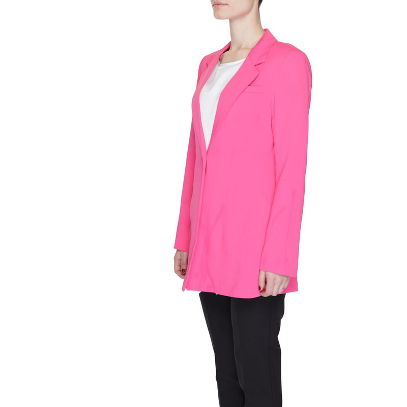 Vero Moda Vmcharity Pink Polyester Blazer for Women