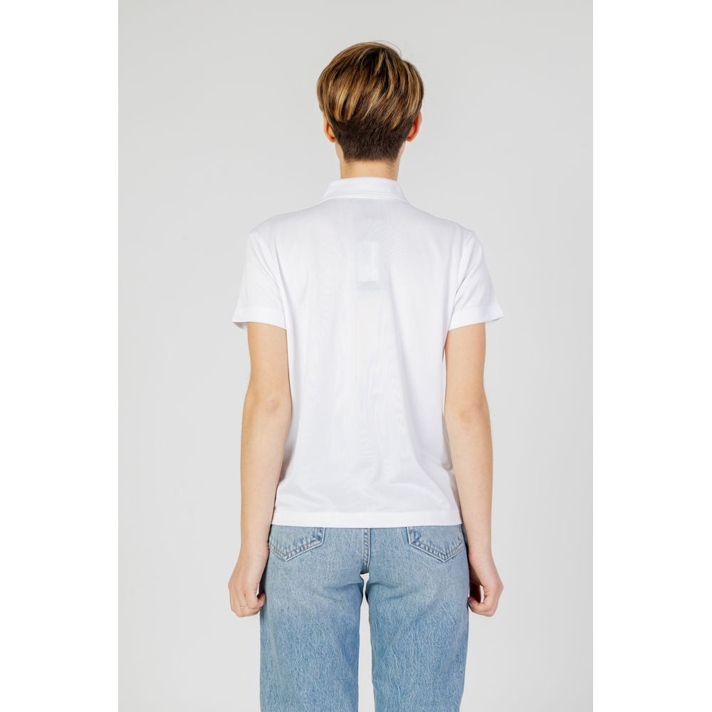 Blauer Women's White Polyester T-Shirt 24SBLDT02339