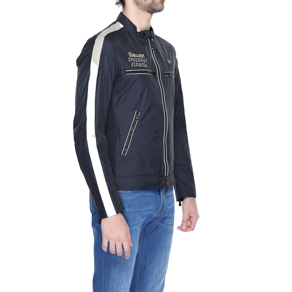 Blauer Vestes et manteaux en polyamide noir
