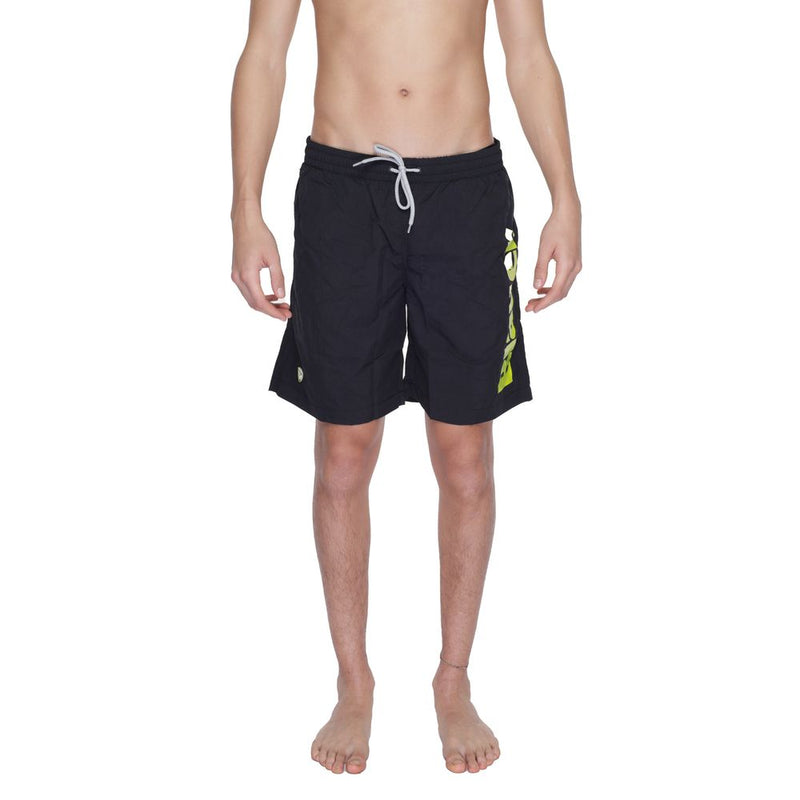 Blauer Black Polyamide Swim Short - Comfort and Style for Summer