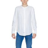 Chemise en lin blanc Blauer