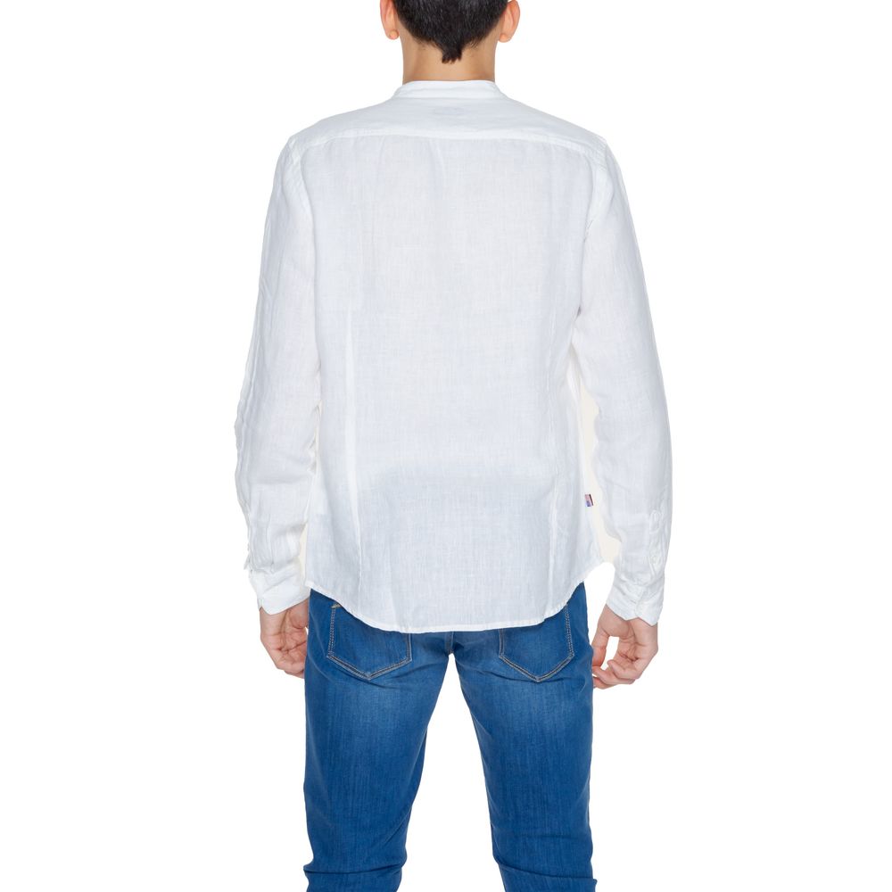 Chemise en lin blanc Blauer