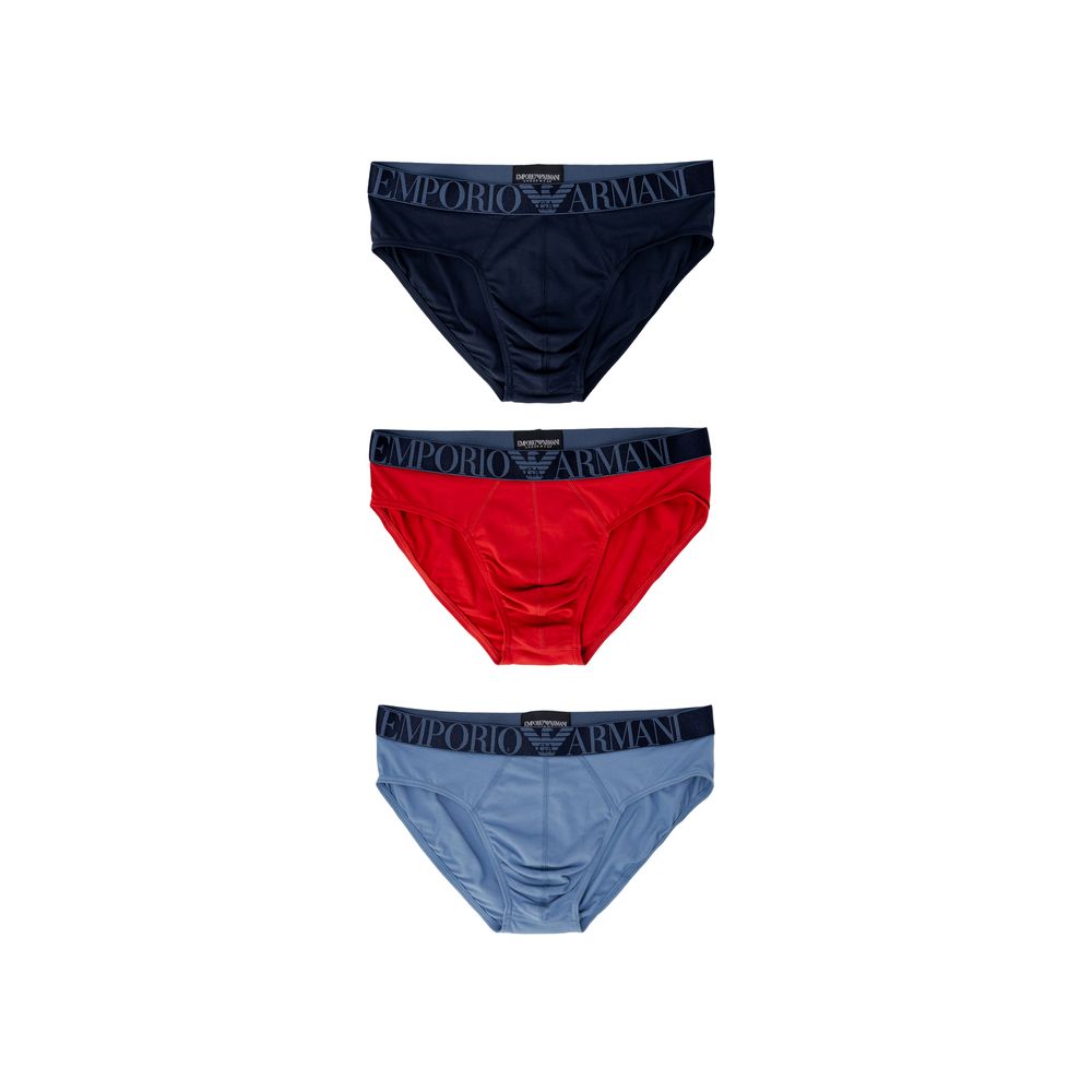 Emporio Armani Underwear Blue Cotton Briefs for Men - Model 111734 4R726
