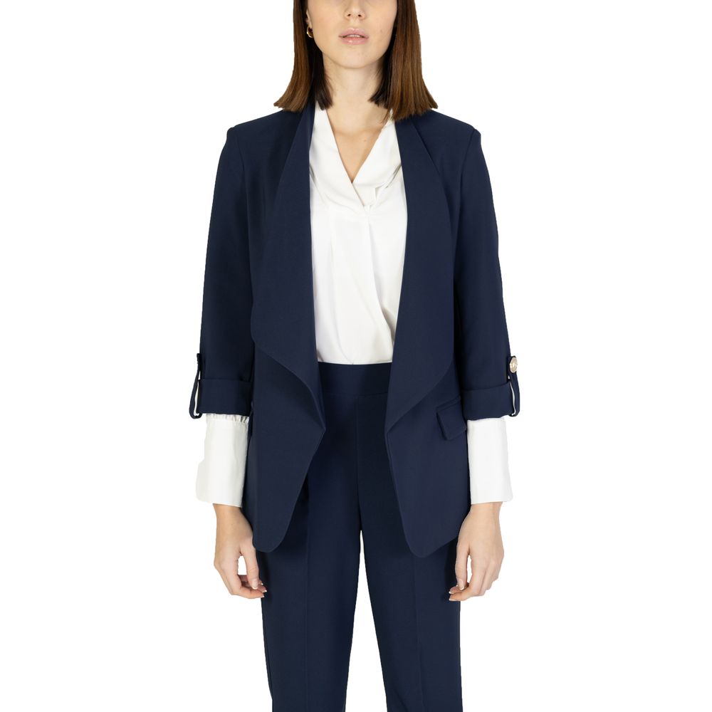 Rinascimento ANDA CFC0117552003 Blazer Bleu en Polyester pour Femme