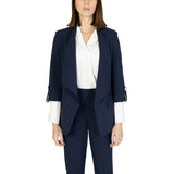 Rinascimento ANDA CFC0117552003 Blazer Bleu en Polyester pour Femme