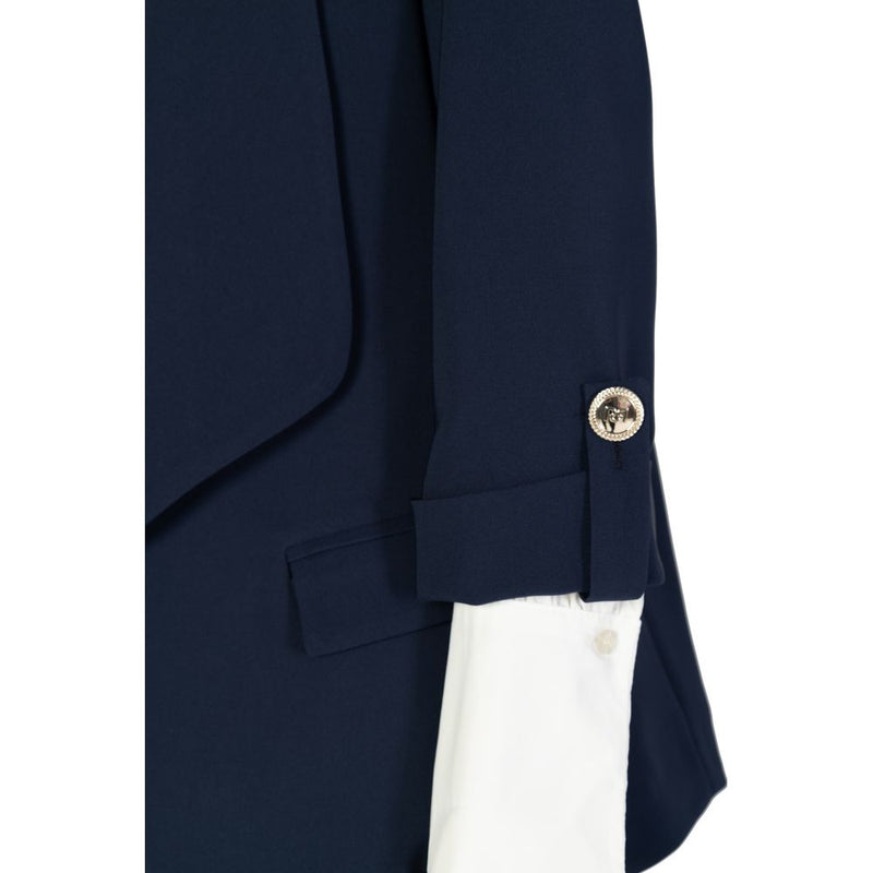 Rinascimento ANDA CFC0117552003 Blue Polyester Blazer for Women