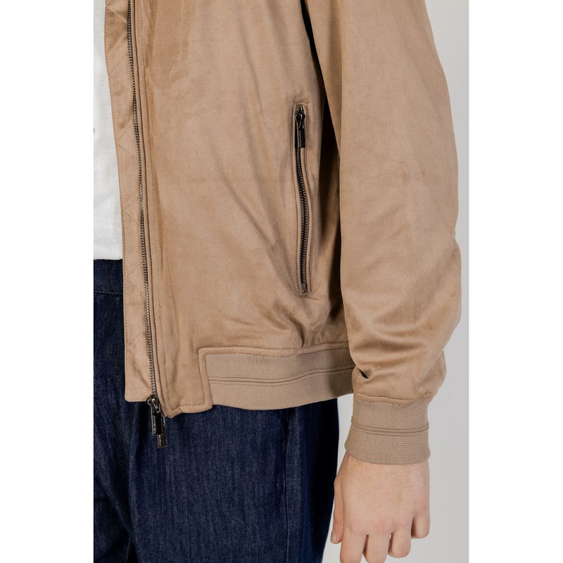 Hamaki-Ho Brown Polyester Jackets & Coat
