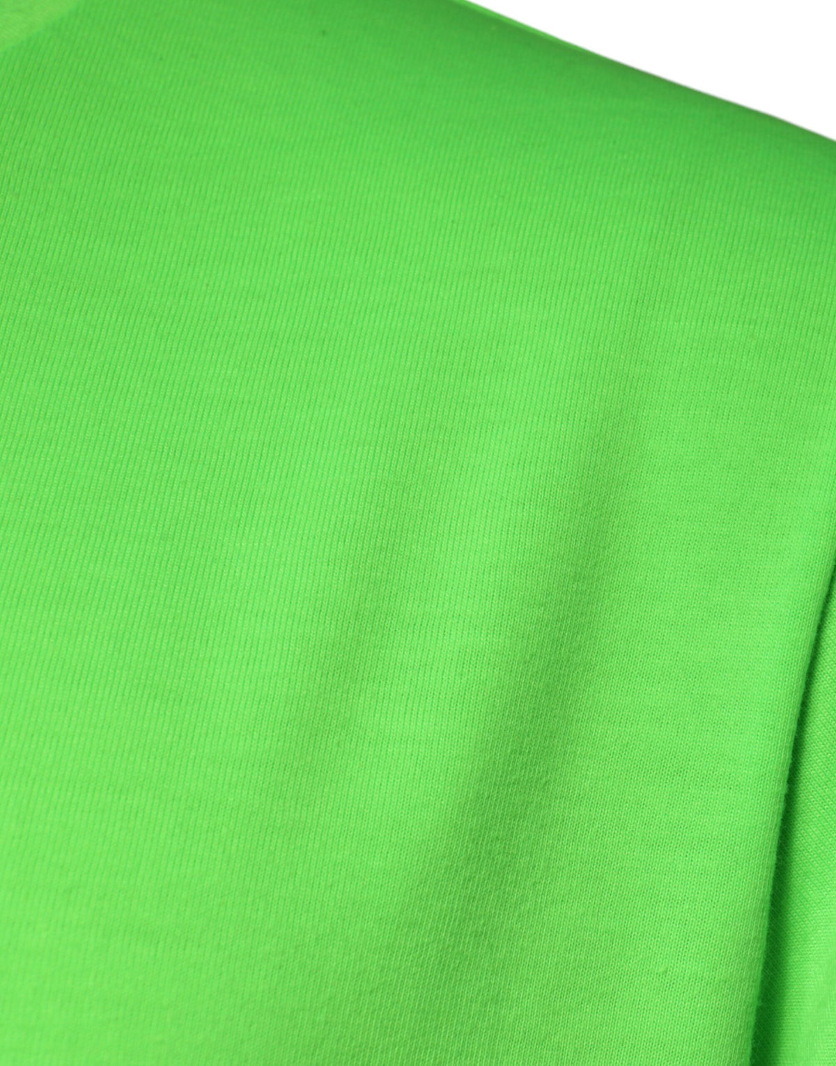 T-shirt à manches courtes Dolce &amp; Gabbana, col rond, logo vert.