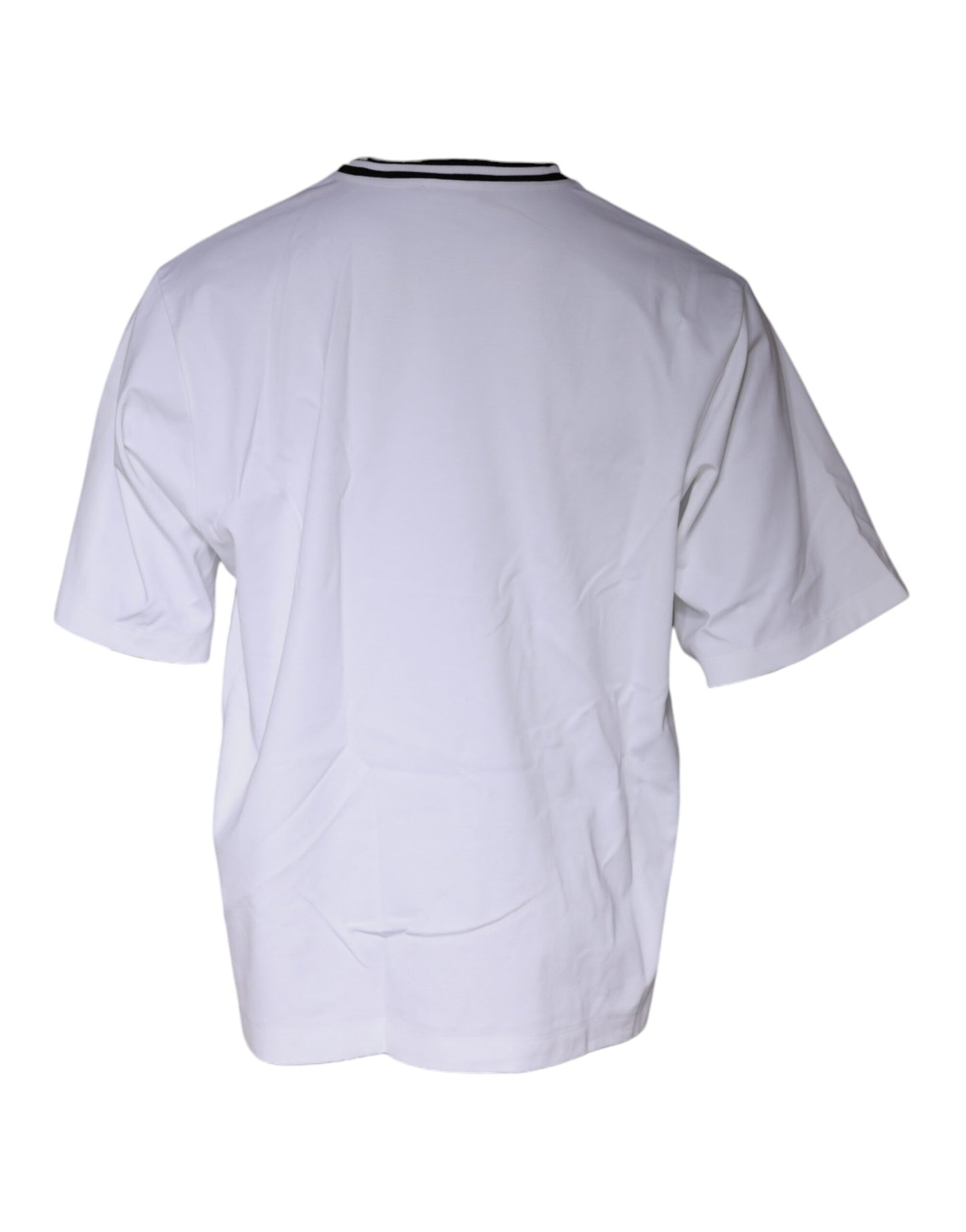 Dolce &amp; Gabbana wit T-shirt met logo print en ronde hals