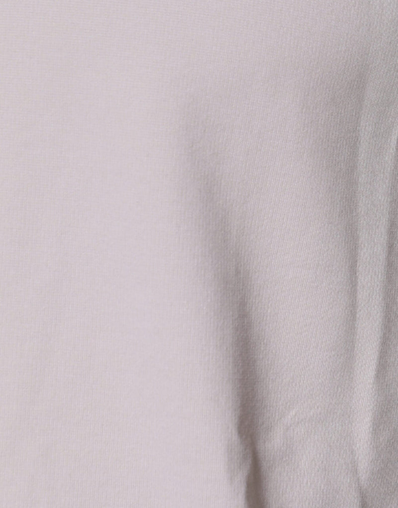 Dolce &amp; Gabbana beige logo crewneck T-shirt van gemengd katoen