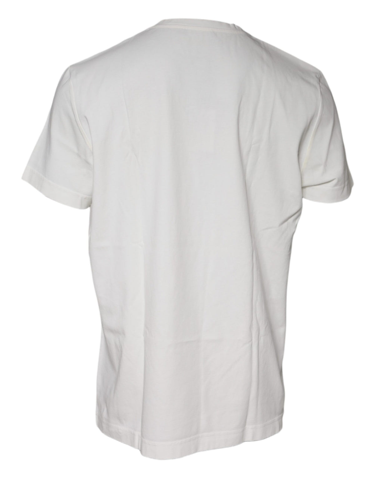 T-shirt à manches courtes en coton blanc à imprimé bandana de Dolce &amp; Gabbana