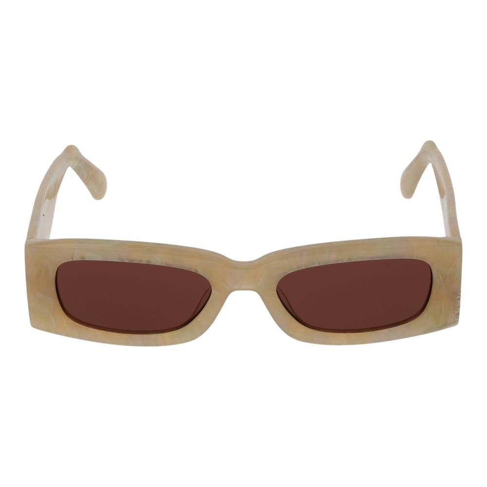GCDS Cream Unisex Sunglass - Protection UV Élégante