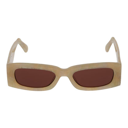 Lunettes de soleil GCDS crème unissexe