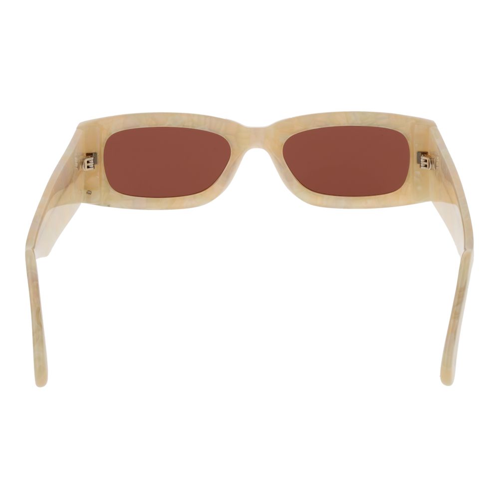 GCDS Cream Unisex Sunglass - Protection UV Élégante