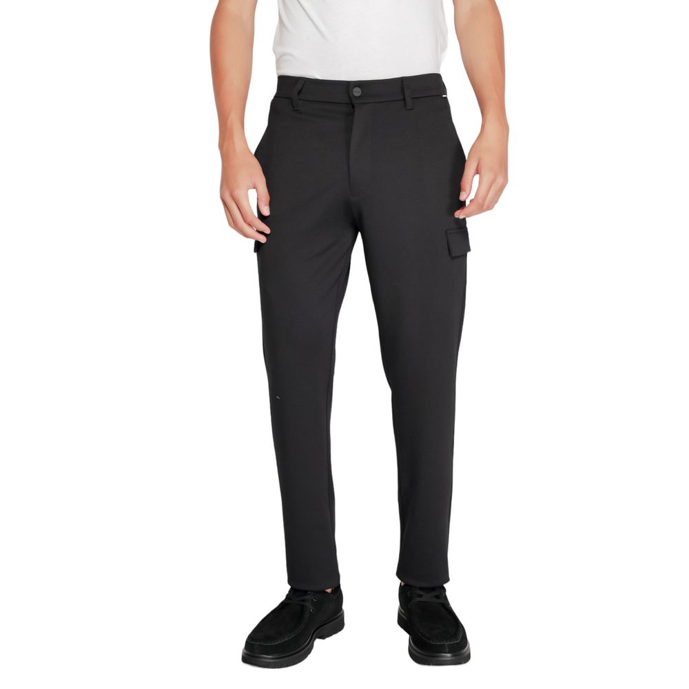 Pantalon de jogging d'entraînement Calvin Klein en polyester recyclé noir