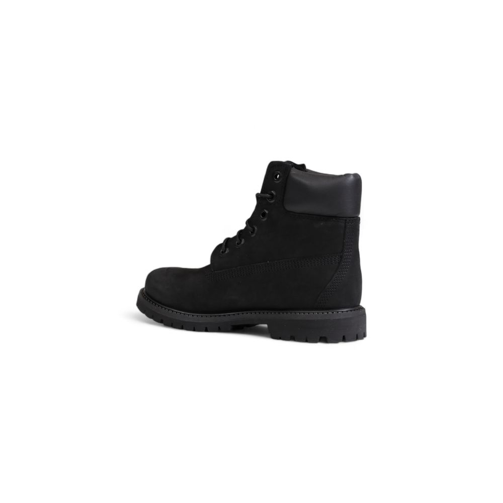 Timberland Black Recycled Leather Boot - Sustainable Style