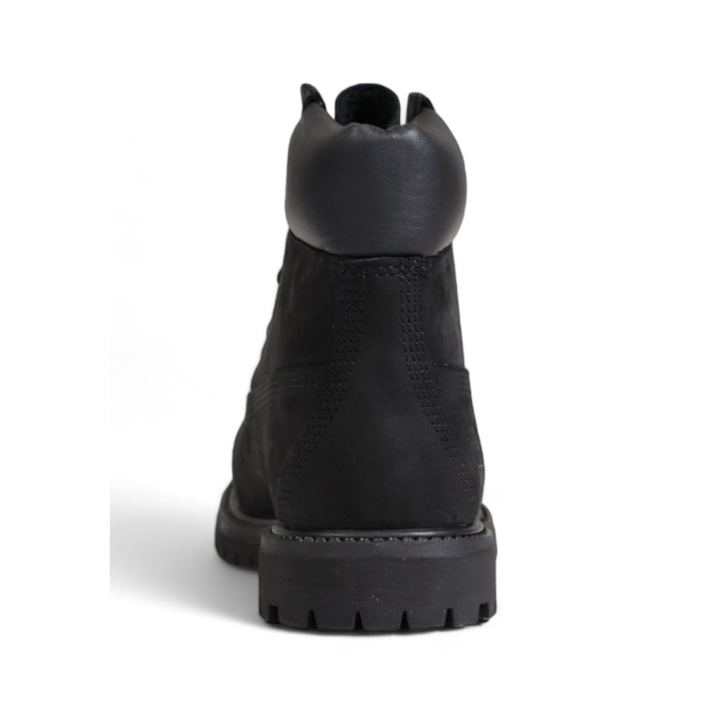 Timberland Black Recycled Leather Boot - Sustainable Style