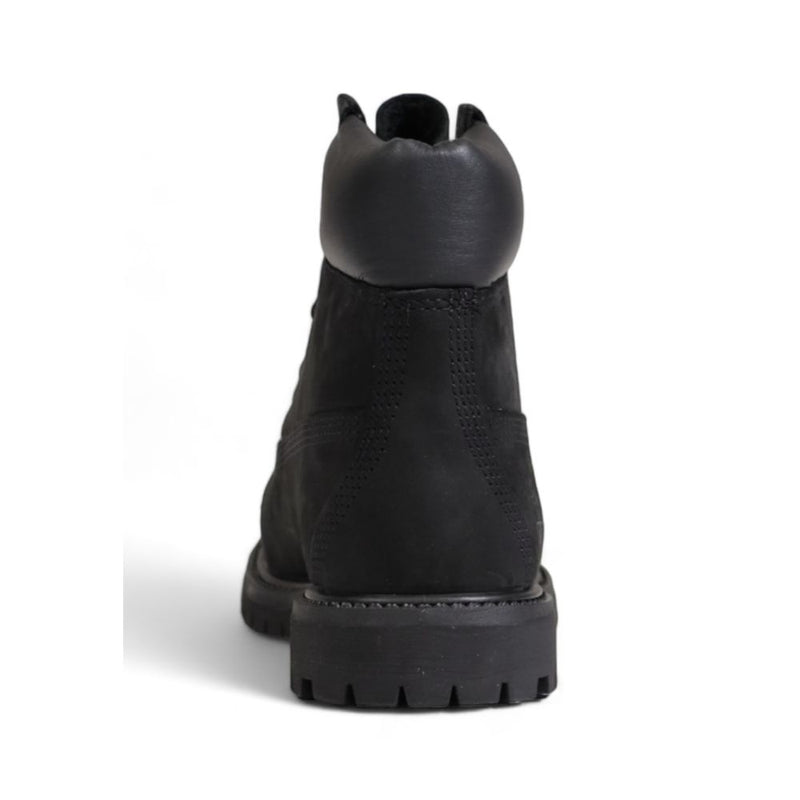 Timberland Black Recycled Leather Boot - Sustainable Style