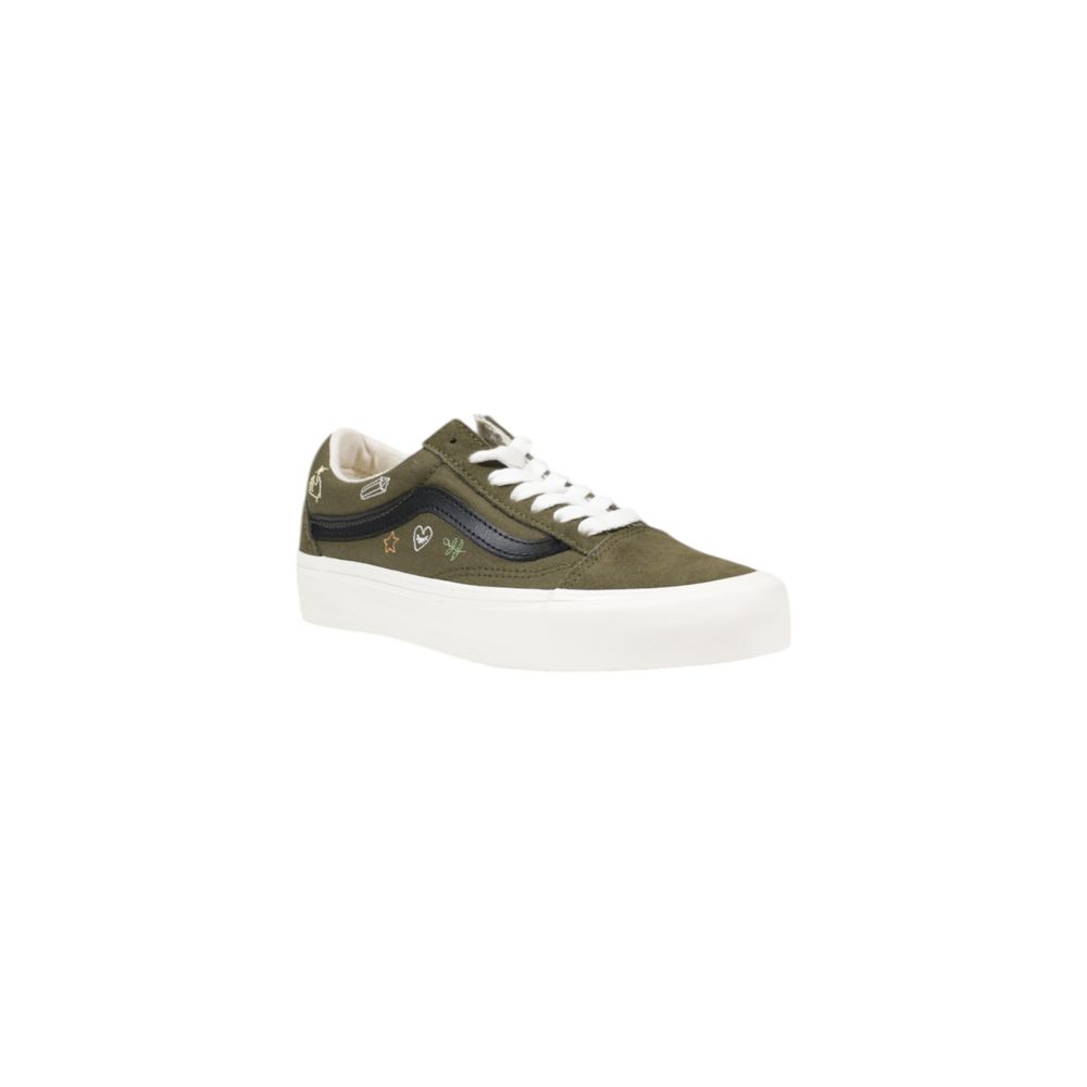 Vans groene leren sneaker