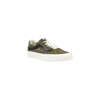 Vans groene leren sneaker