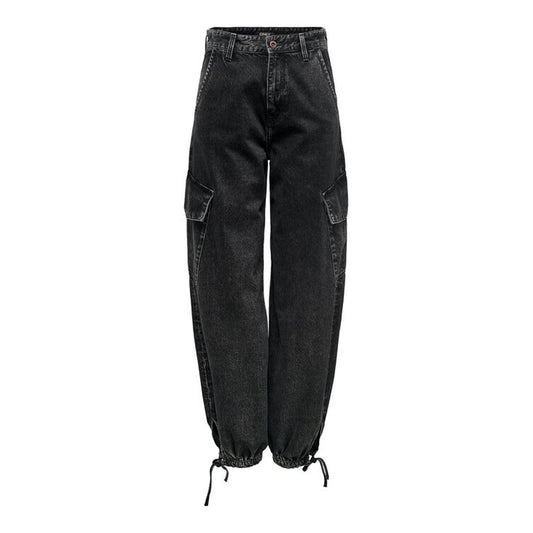 Only Black Cotton Boyfriend Jean