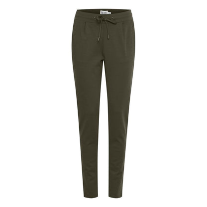 Pantalon en polyester vert ICHI