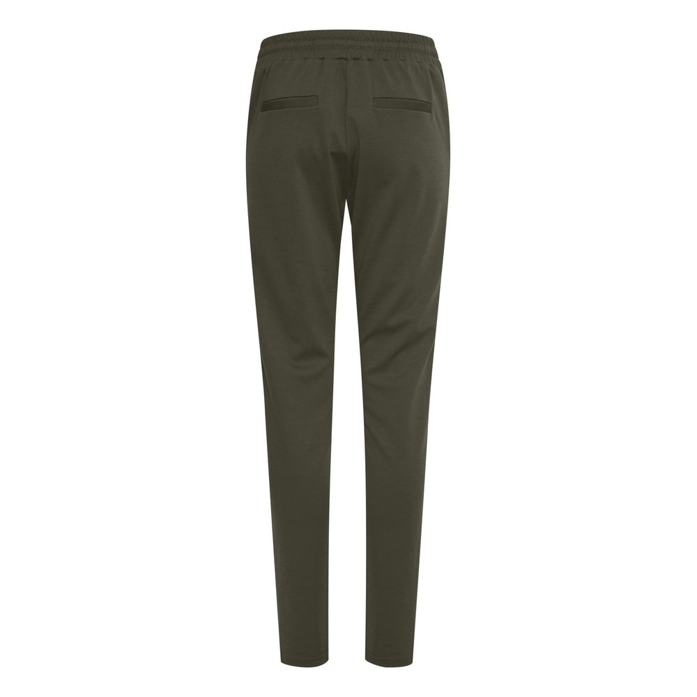 Pantalon en polyester vert ICHI