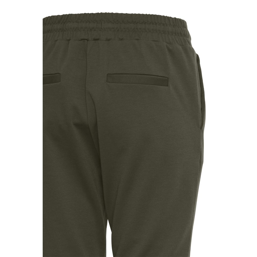 Pantalon en polyester vert ICHI