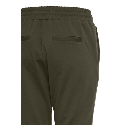 Pantalon en polyester vert ICHI